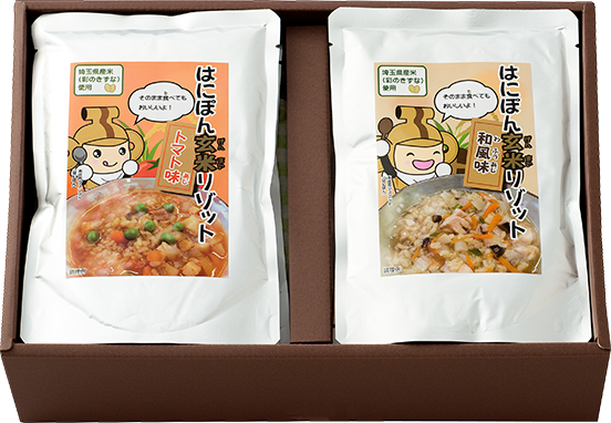 商品紹介 玄米リゾット 和風味・トマト味 - RiceViand（ライスバイエンド）